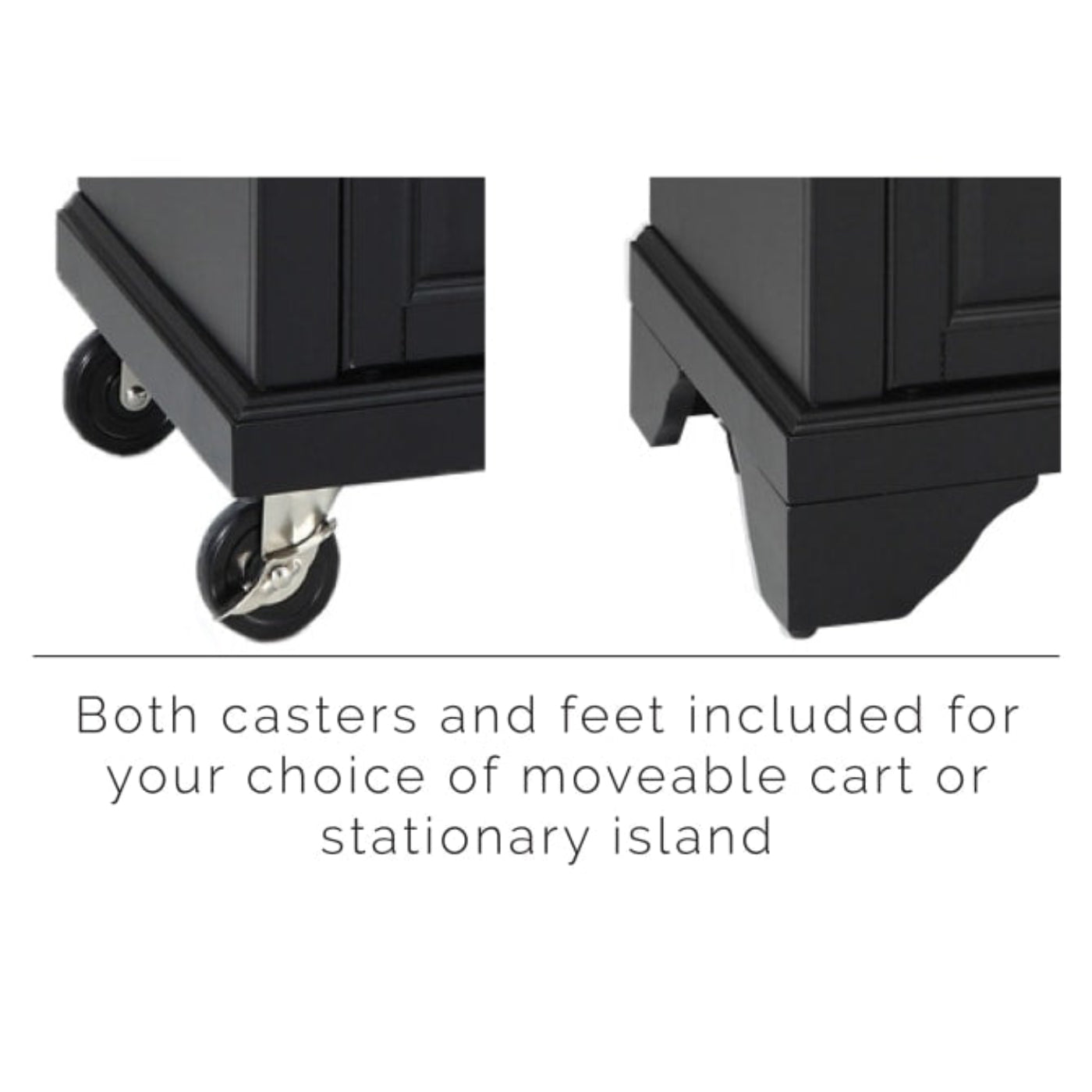 Crosley Lafayette 31 Inch Granite Top Portable Kitchen Island/Cart - KF30020B