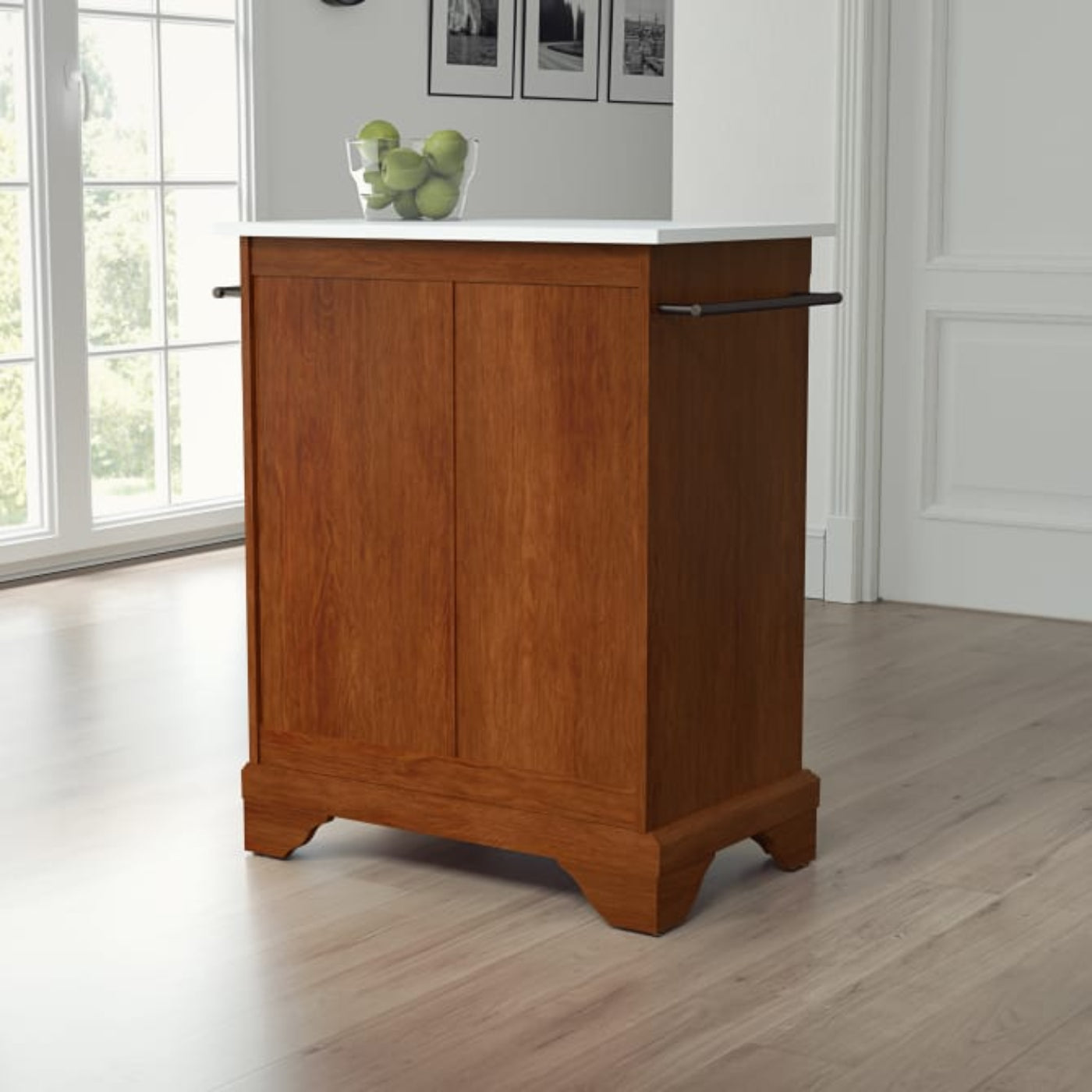 Crosley Lafayette 31 Inch Granite Top Portable Kitchen Island/Cart - KF30020B