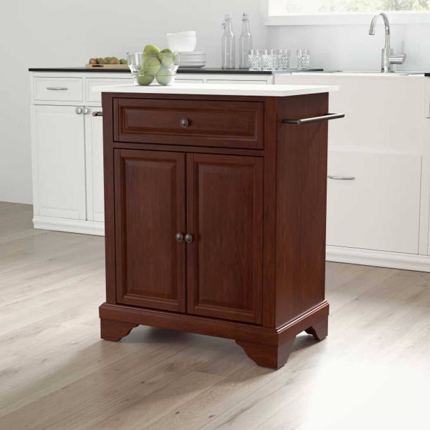 Crosley Lafayette 31 Inch Granite Top Portable Kitchen Island/Cart - KF30020B