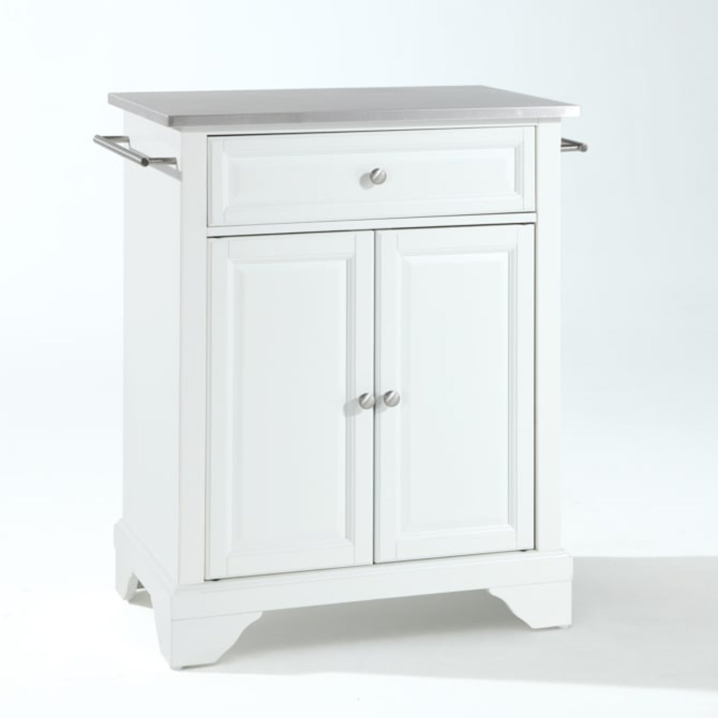 Crosley Cambridge 31 Inch Stainless Steel Top Portable Kitchen Island/Cart - KF30022B