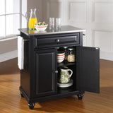 Crosley Cambridge 31 Inch Stainless Steel Top Portable Kitchen Island/Cart - KF30022D