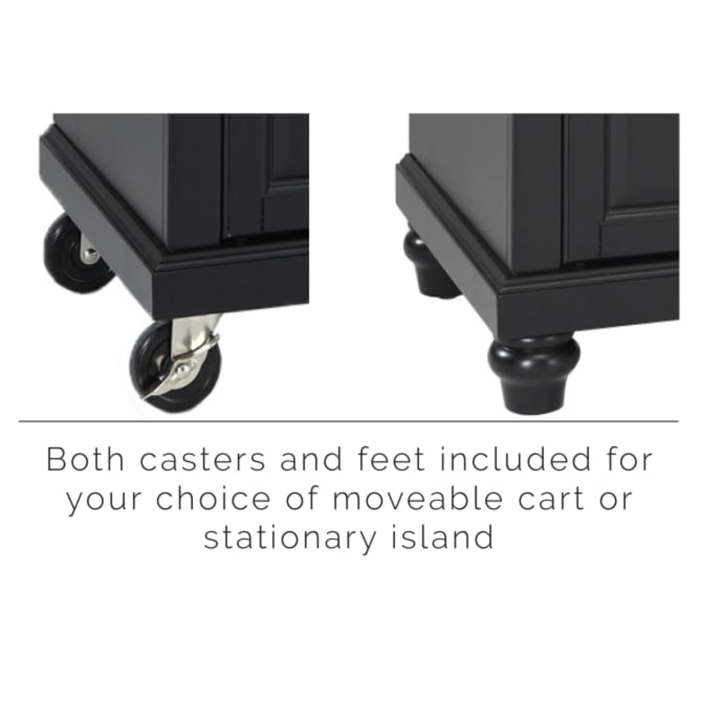 Crosley Cambridge 31 Inch Stainless Steel Top Portable Kitchen Island/Cart - KF30022D