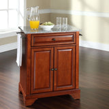 Crosley Lafayette 31 Inch Granite Top Portable Kitchen Island/Cart - KF30023B