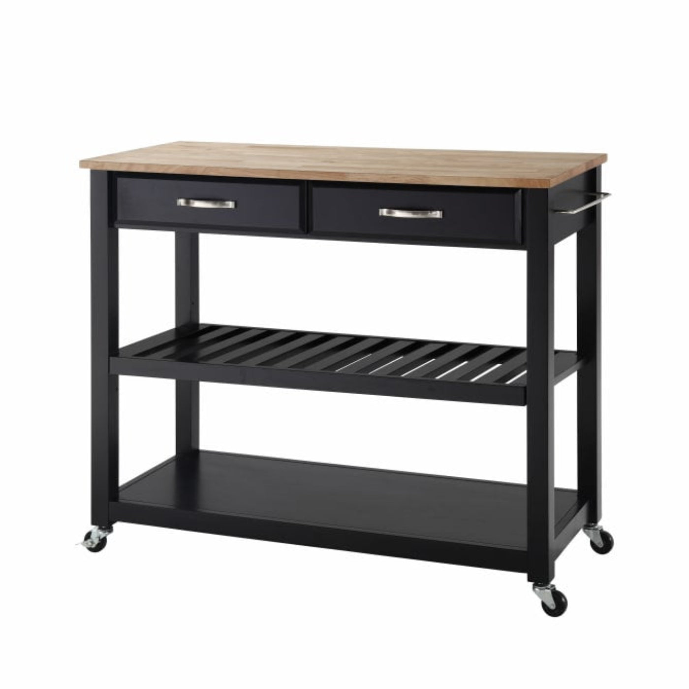 Crosley 43 Inch Wood Top Kitchen Prep Cart - KF30051