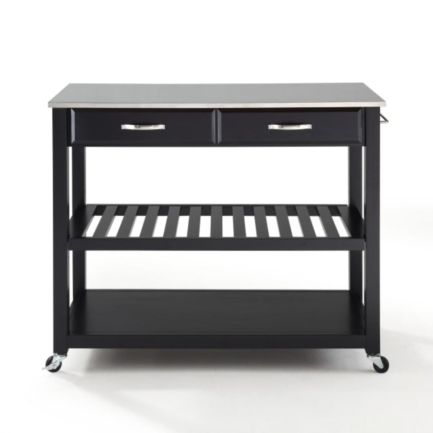 Crosley 43 Inch Stainless Steel Top Kitchen Prep Cart - KF30052