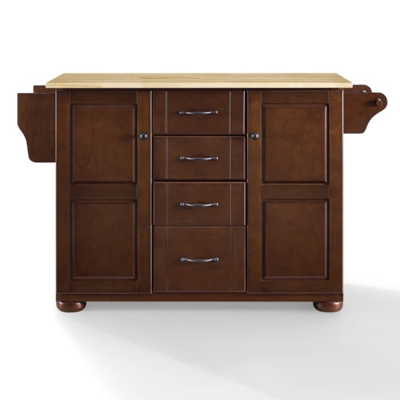 Crosley Eleanor 51.50 Inch Wood Top Kitchen Island Mahogany - KF30171A