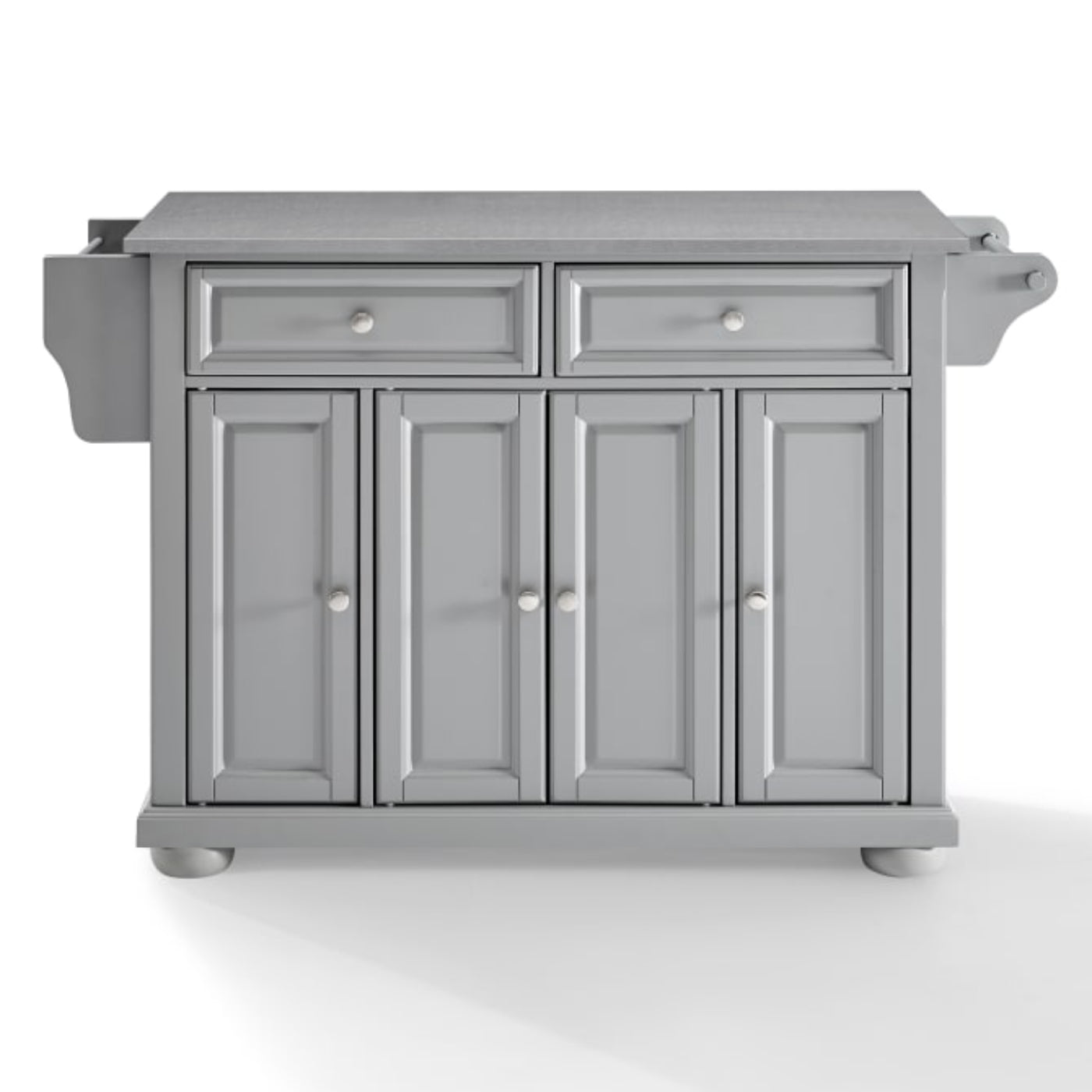 Crosley Alexandria 51.50 Inch Stainless Steel Top Kitchen Island/Cart - KF30202AGY