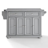 Crosley Alexandria 51.50 Inch Stainless Steel Top Kitchen Island/Cart - KF30202AGY