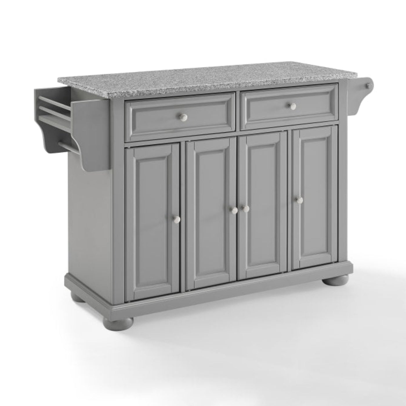 Crosley Alexandria 51.50 Inch Granite Top Full Size Kitchen Island/Cart - KF30203AGY