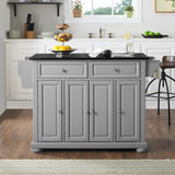 Crosley Alexandria 51.50 Inch Granite Top Full Size Kitchen Island/Cart - KF30204AGY