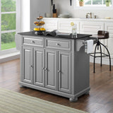 Crosley Alexandria 51.50 Inch Granite Top Full Size Kitchen Island/Cart - KF30204AGY