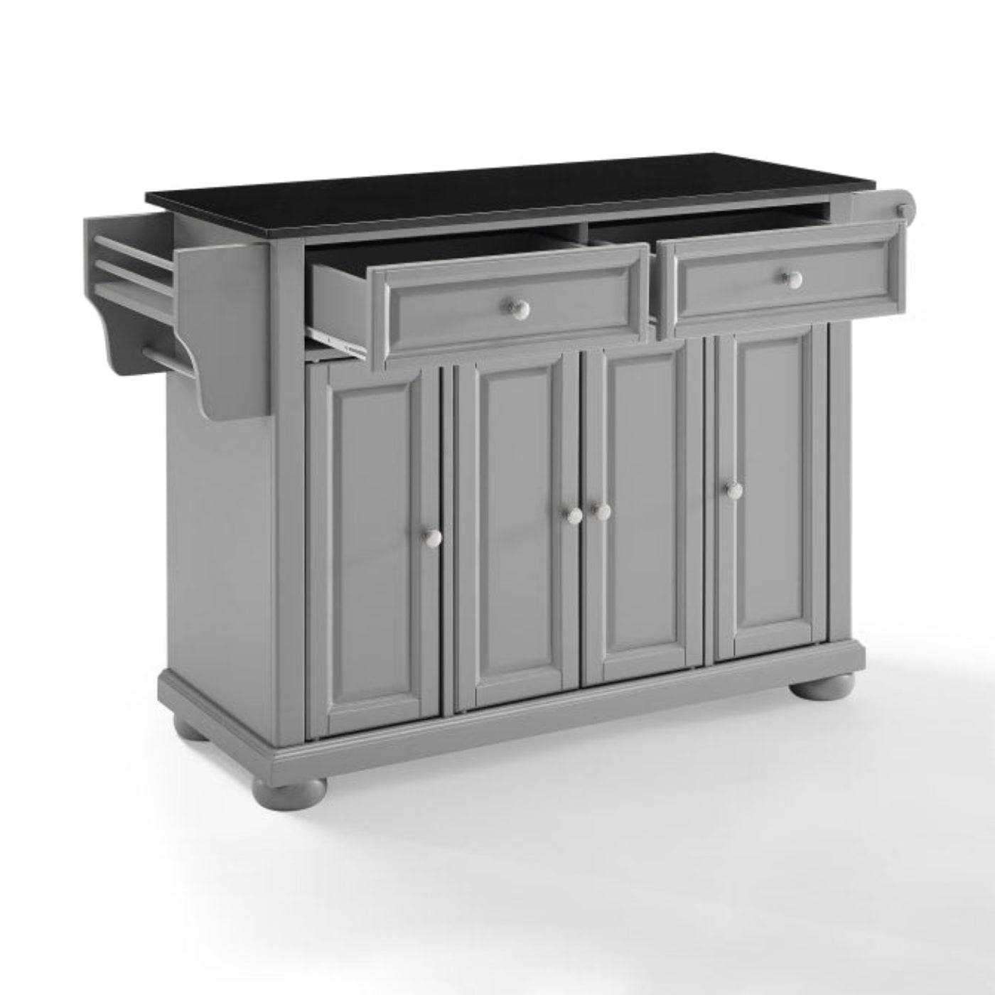 Crosley Alexandria 51.50 Inch Granite Top Full Size Kitchen Island/Cart - KF30204AGY