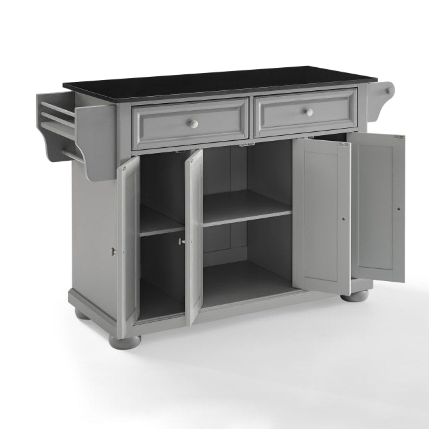 Crosley Alexandria 51.50 Inch Granite Top Full Size Kitchen Island/Cart - KF30204AGY