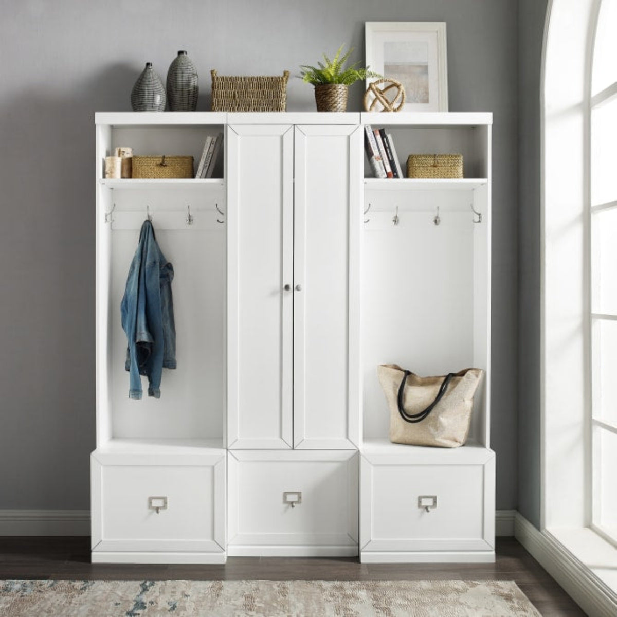Crosley Harper 66 Inch 3pc Entryway Set - KF31011