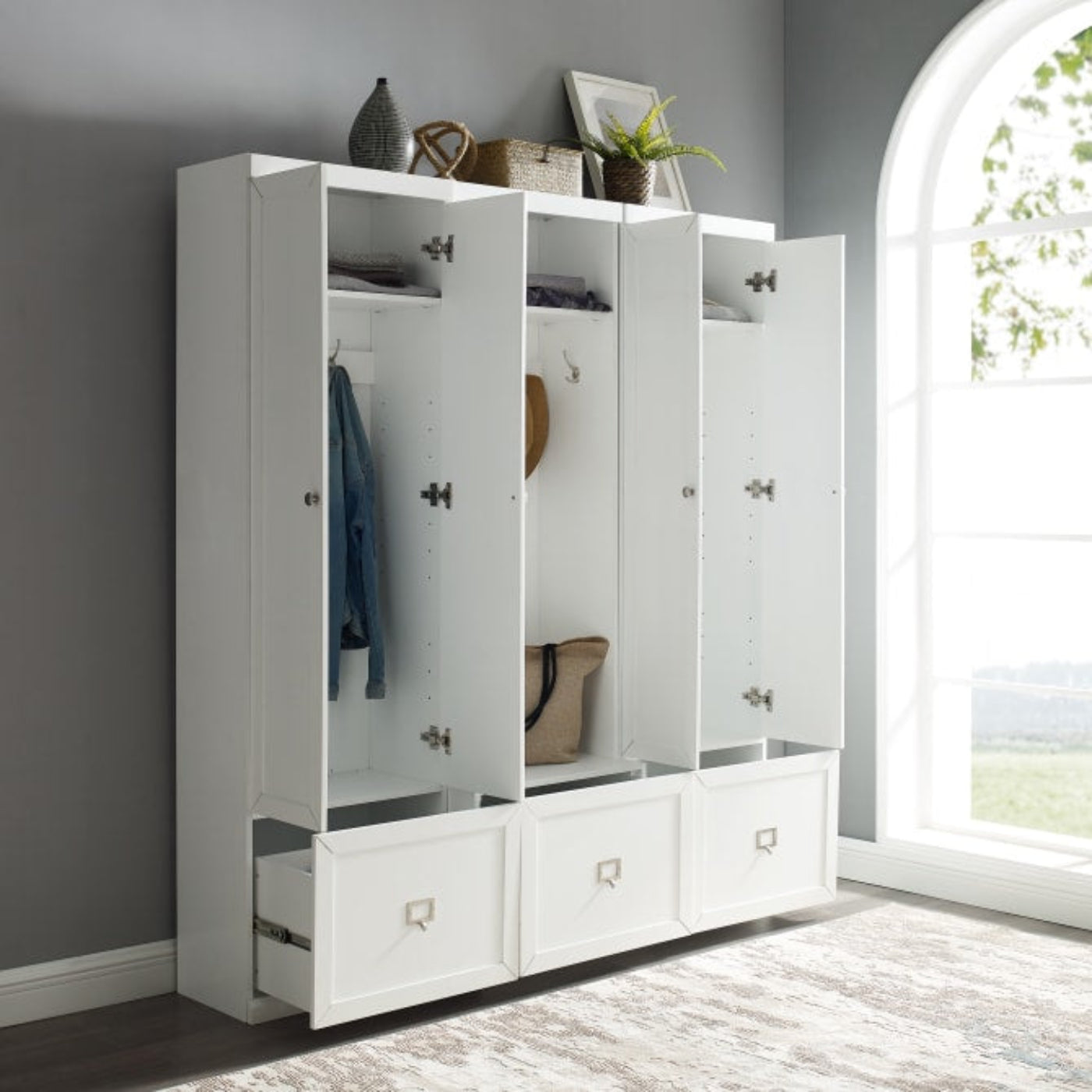 Crosley Harper 66 Inch 3pc Entryway Set - KF31012