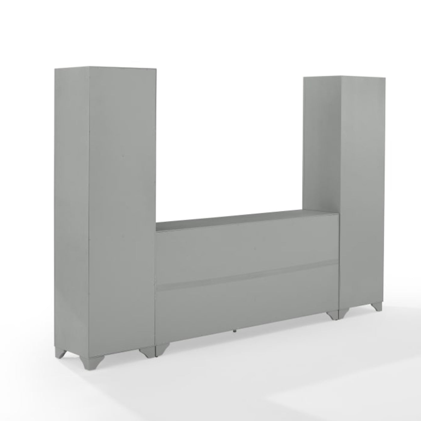 Crosley Tara 3pc Sideboard And Bookcase Set - KF33014