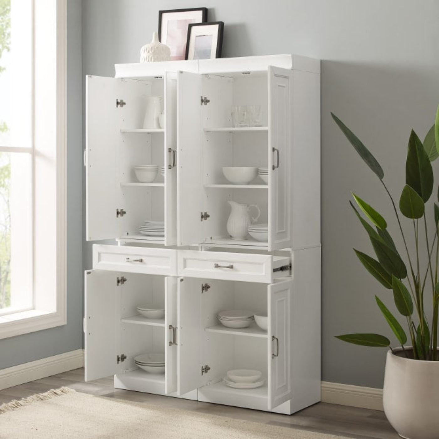 Crosley Stanton 2pc Pantry Set White - KF33033WH
