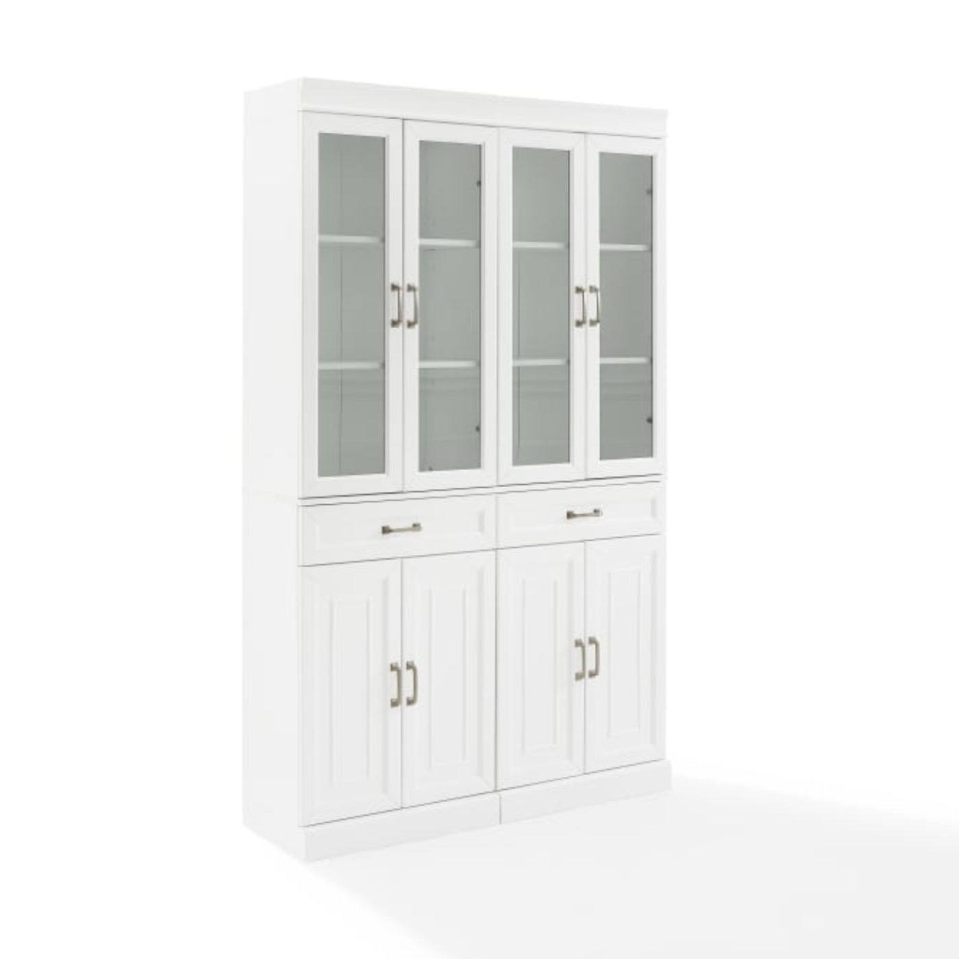 Crosley Stanton 2pc Glass Door Pantry Set White - KF33034WH