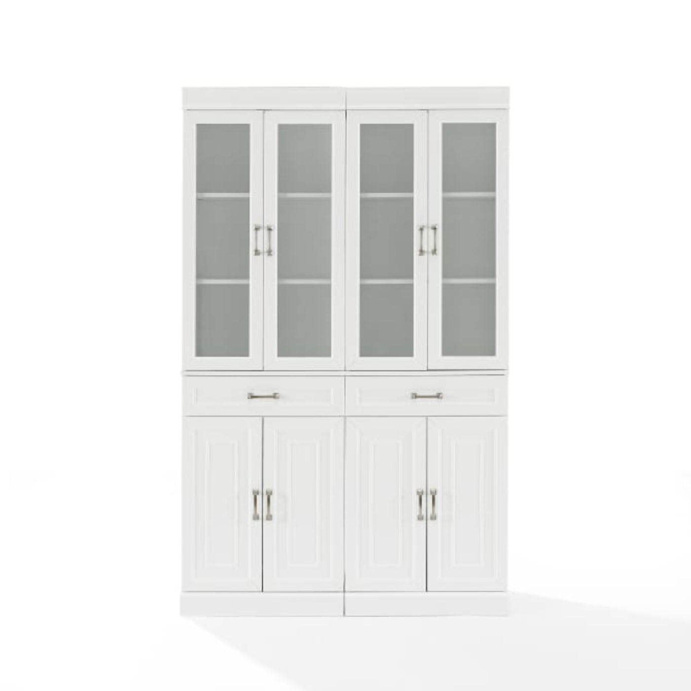 Crosley Stanton 2pc Glass Door Pantry Set White - KF33034WH