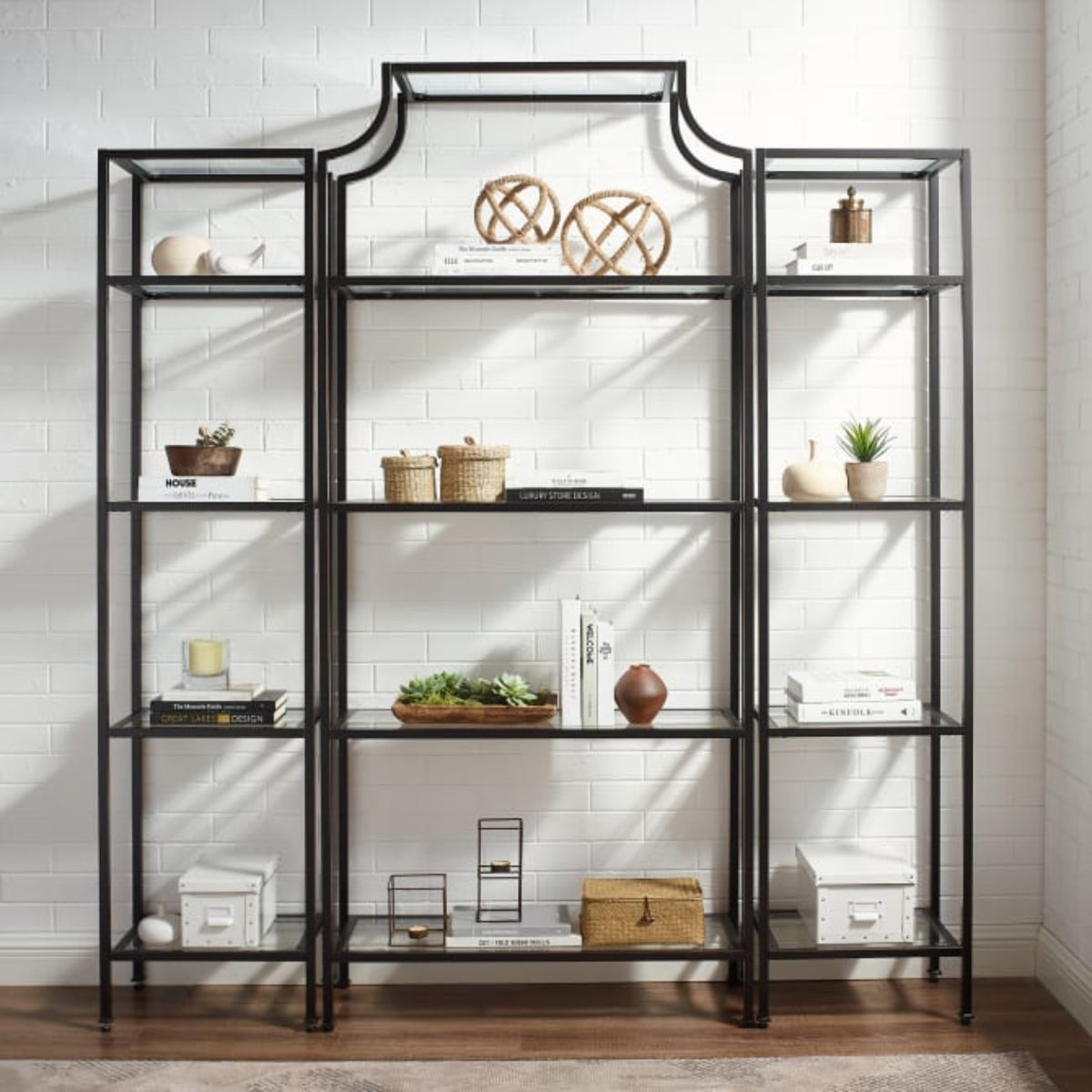 Crosley Aimee 72 Inch 3pc Etagere Set - KF65004