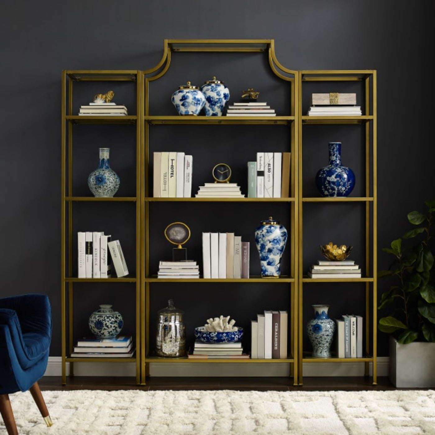Crosley Aimee 72 Inch 3pc Etagere Set - KF65004