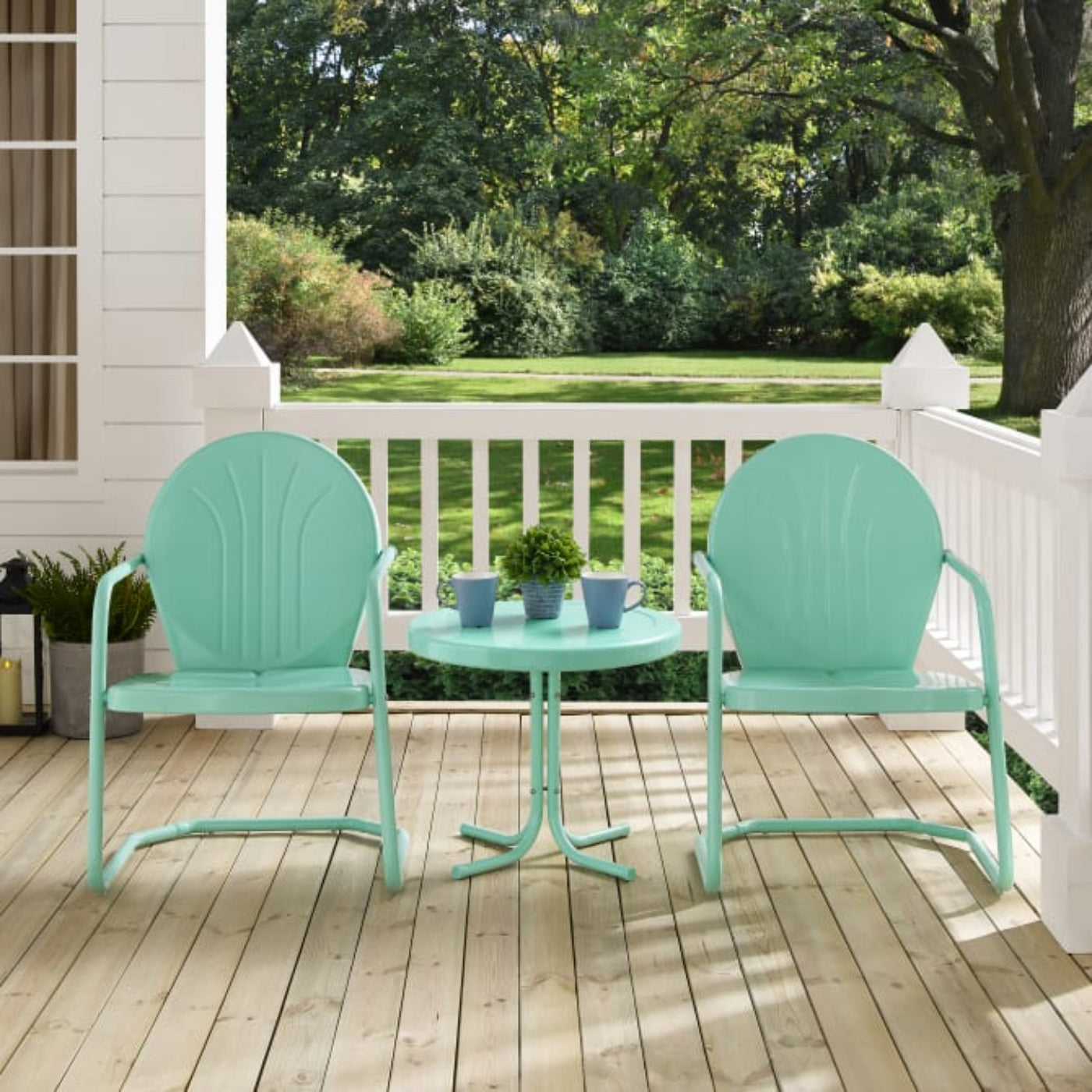 Crosley Griffith 3pc Outdoor Metal Armchair Set - KO10004