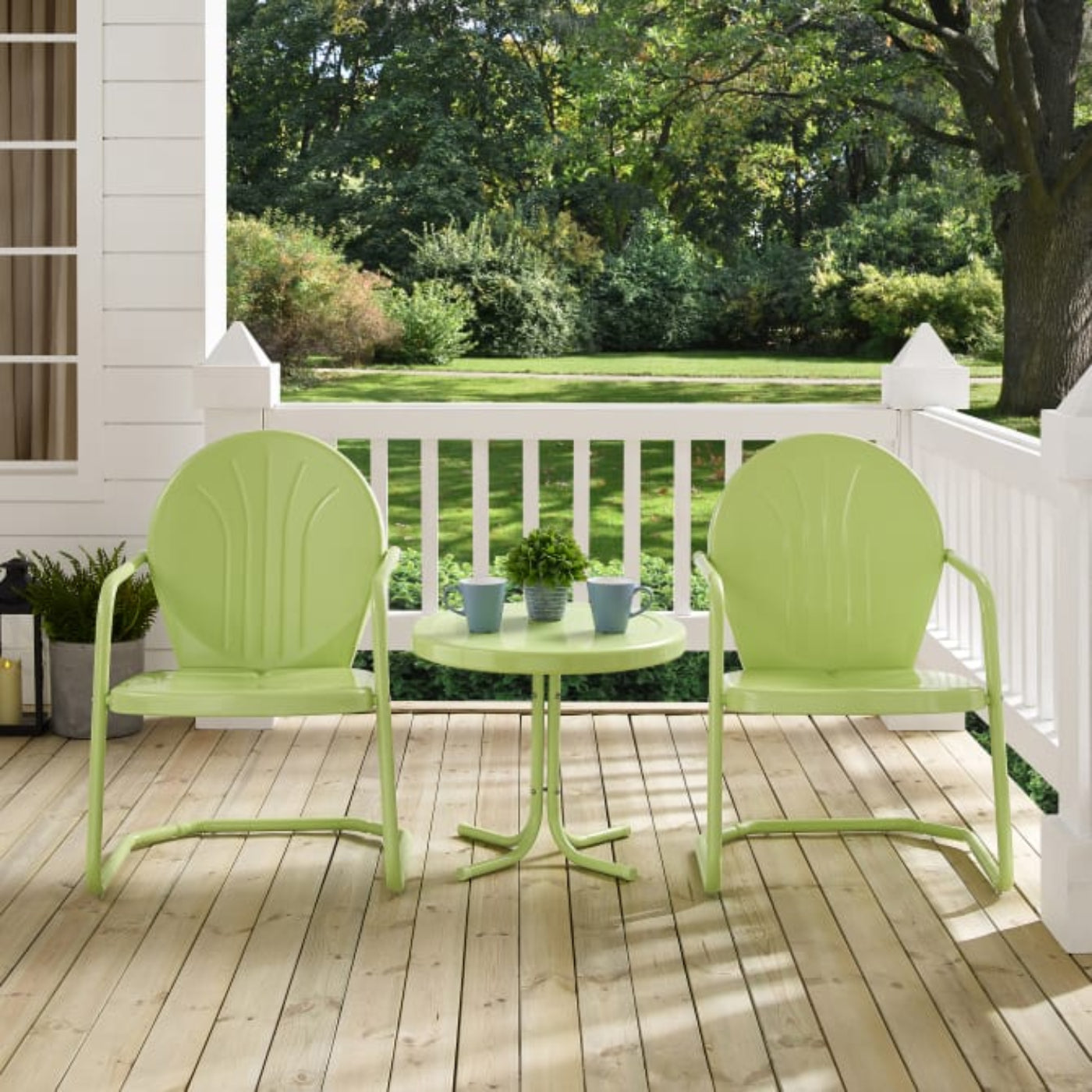 Crosley Griffith 3pc Outdoor Metal Armchair Set - KO10004