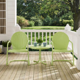 Crosley Griffith 3pc Outdoor Metal Armchair Set - KO10004