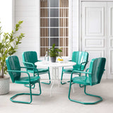 Crosley Ridgeland 104.50 Inch 5pc Outdoor Metal Dining Set - KO10015