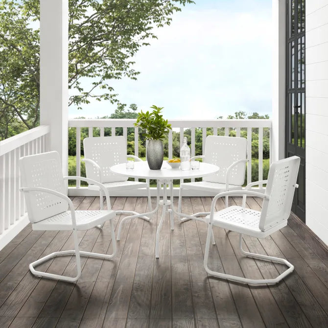 Crosley Bates 101 Inch 5pc Outdoor Metal Dining Set - KO10017