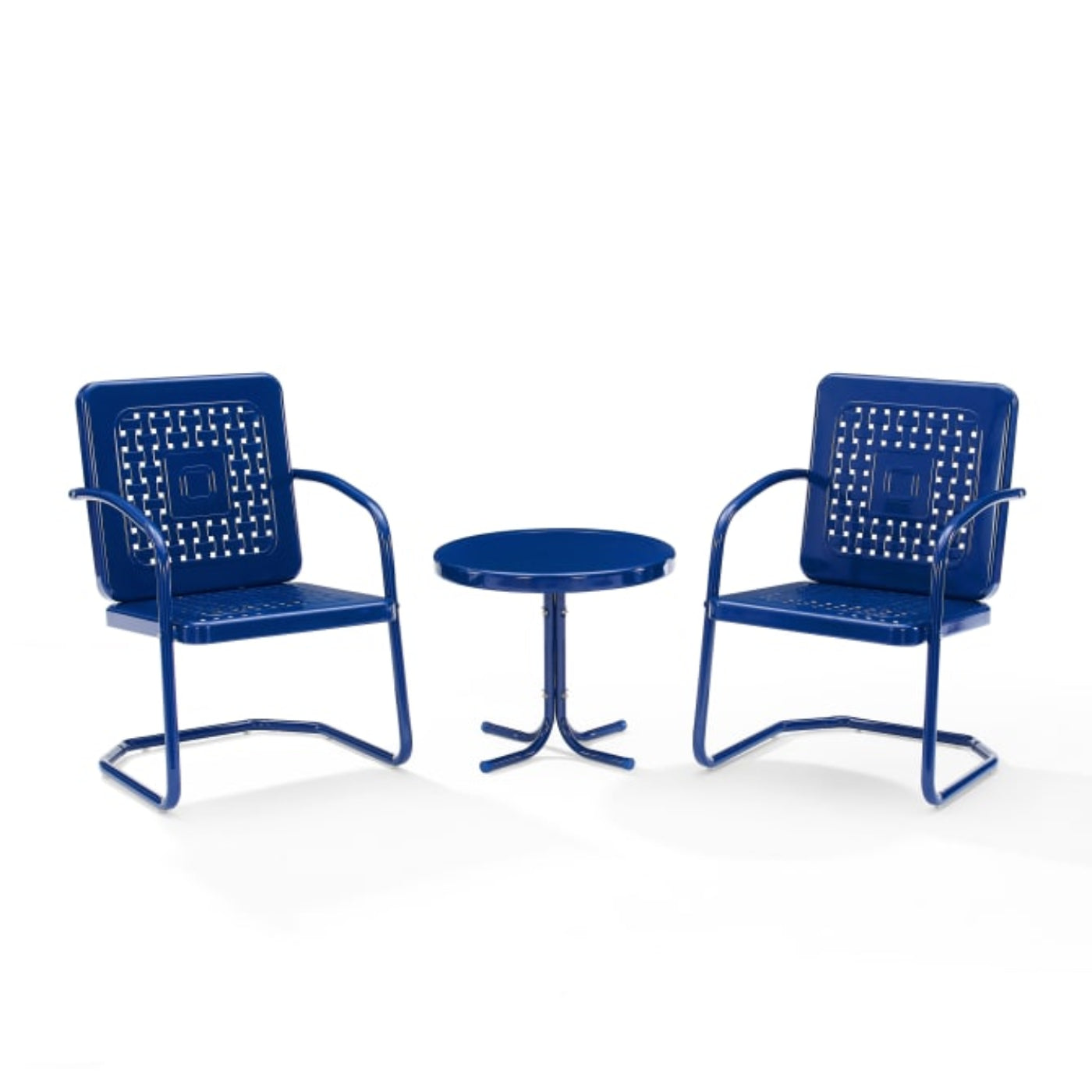 Crosley Bates 84 Inch 3pc Outdoor Metal Chair Set - KO10019