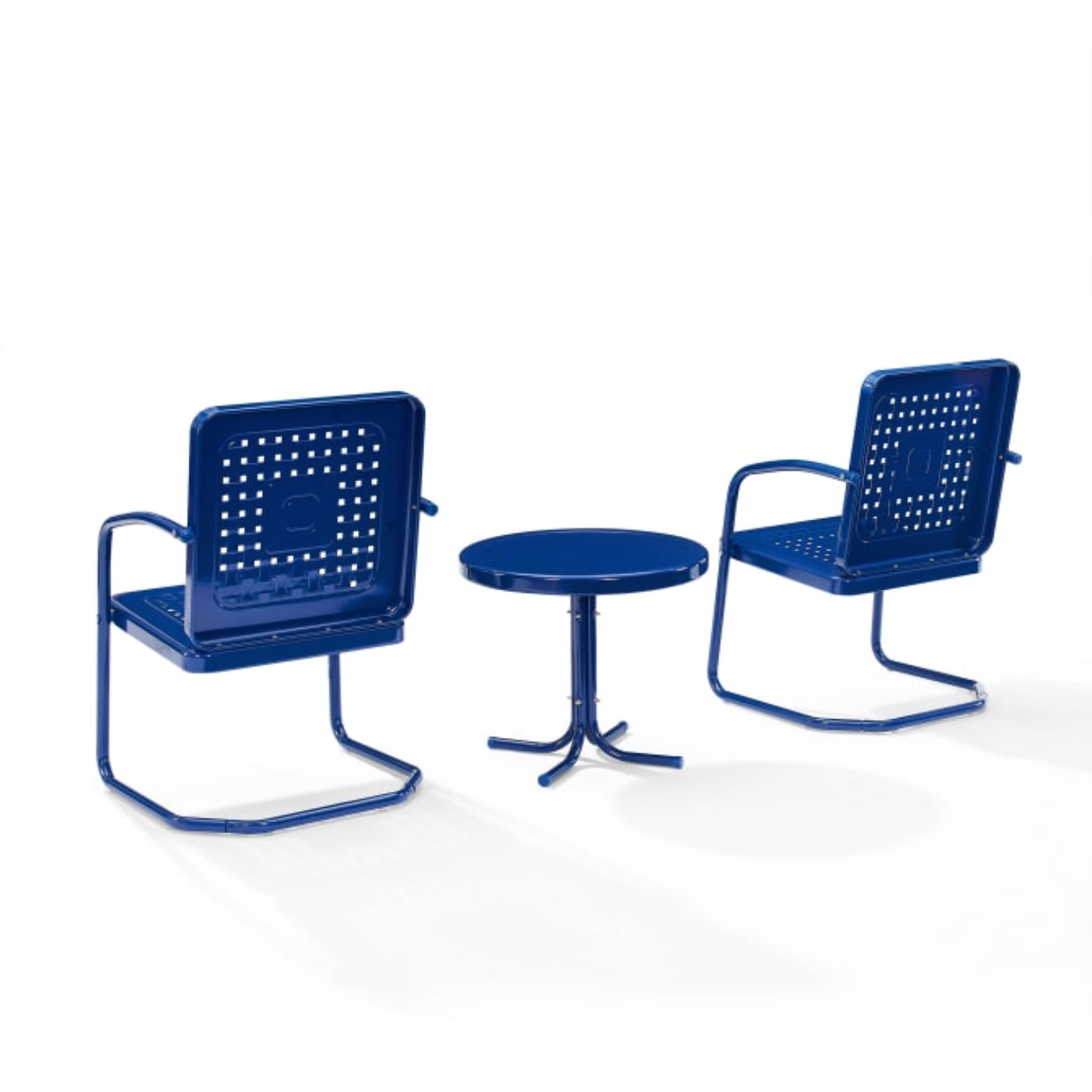 Crosley Bates 84 Inch 3pc Outdoor Metal Chair Set - KO10019