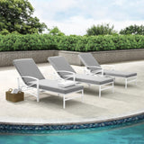 Crosley Palm Harbor Outdoor Wicker Chaise Lounge Navy - CO7122WG-NV