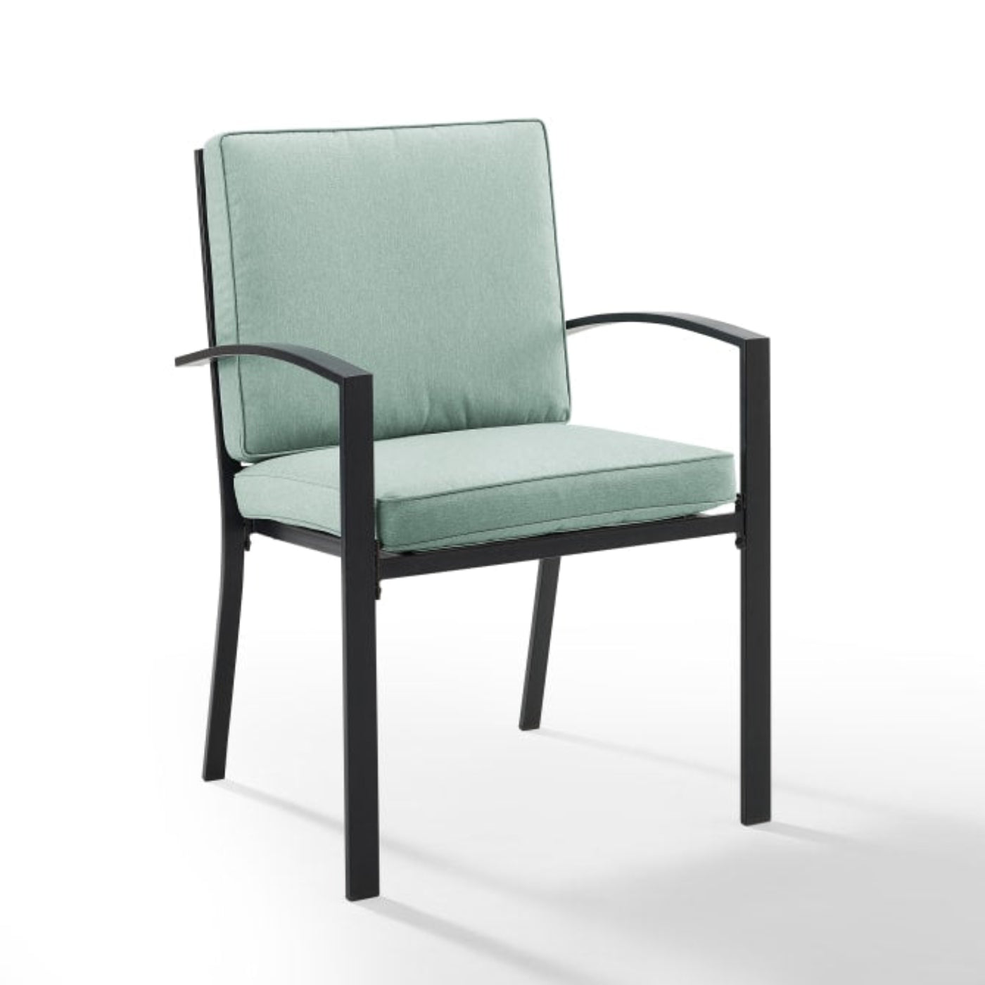 Crosley Kaplan 2pc Outdoor Metal Dining Chair Set - KO60025BZ
