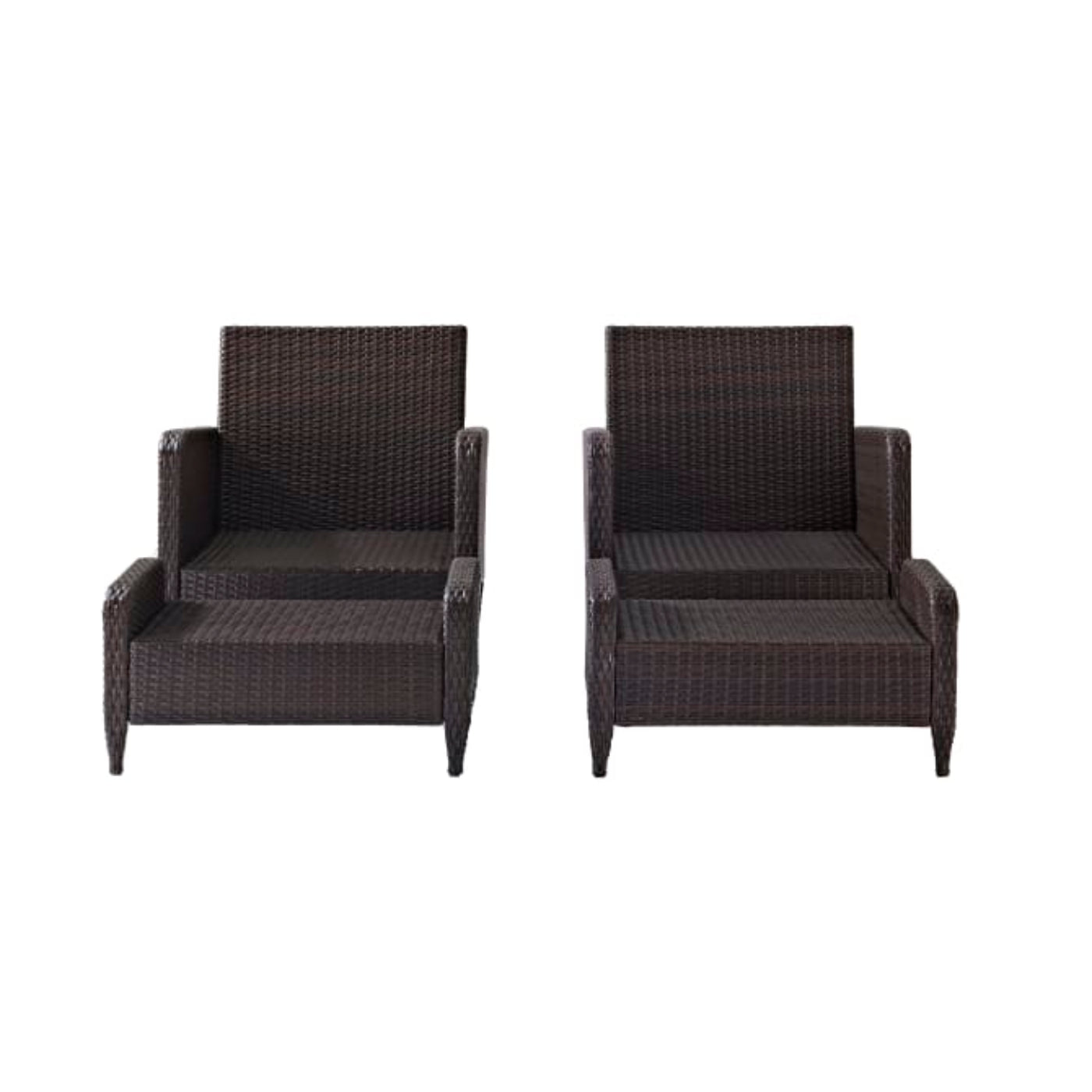 Crosley Kiawah 69 Inch 4pc Outdoor Wicker Chair Set - KO70033BR