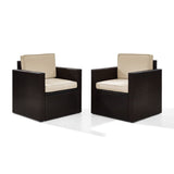 Crosley Palm Harbor 93 Inch 3pc Outdoor Wicker Chair Set - KO70055BR