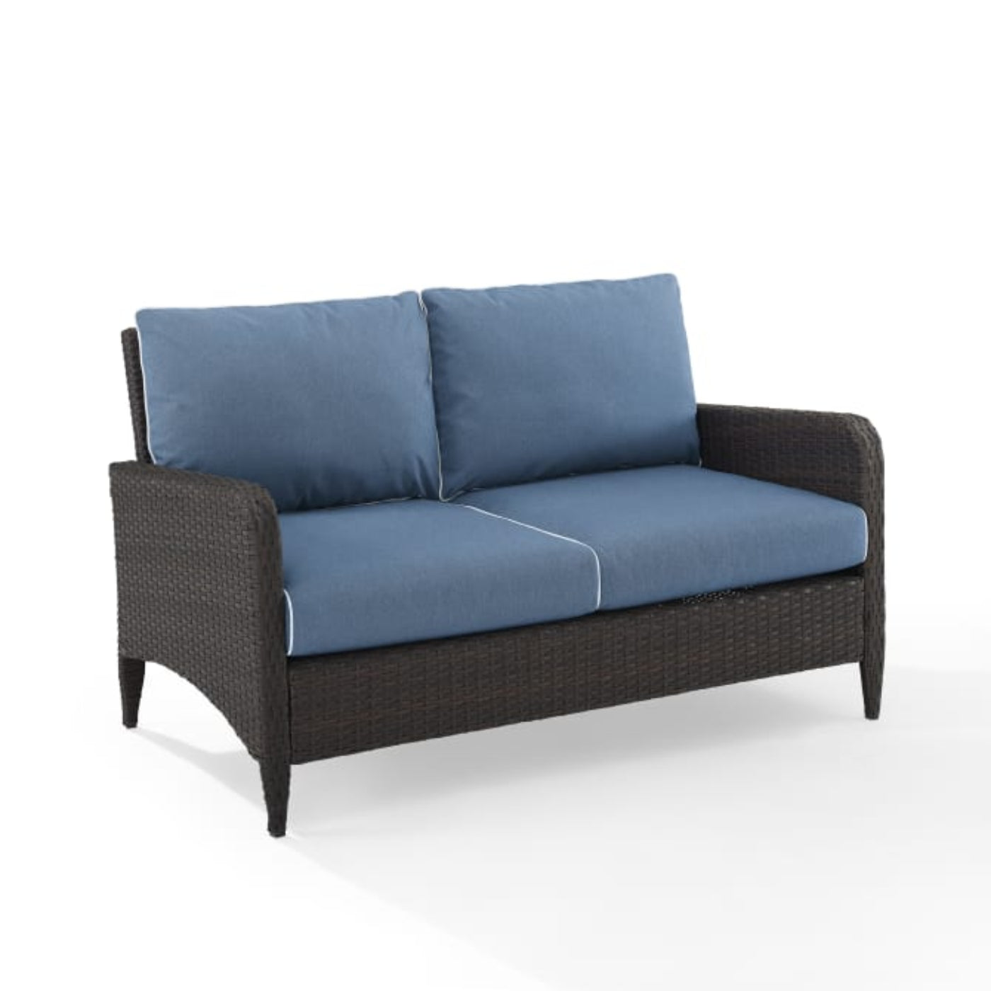 Crosley Kiawah 51 Inch Outdoor Wicker Loveseat - KO70065BR