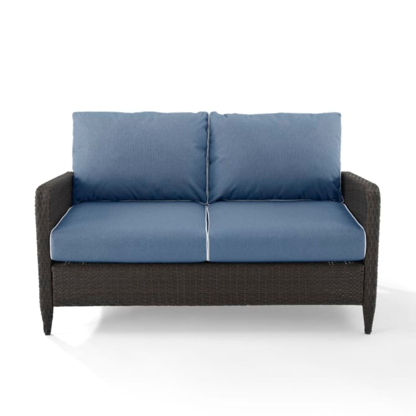 Crosley Kiawah 51 Inch Outdoor Wicker Loveseat - KO70065BR