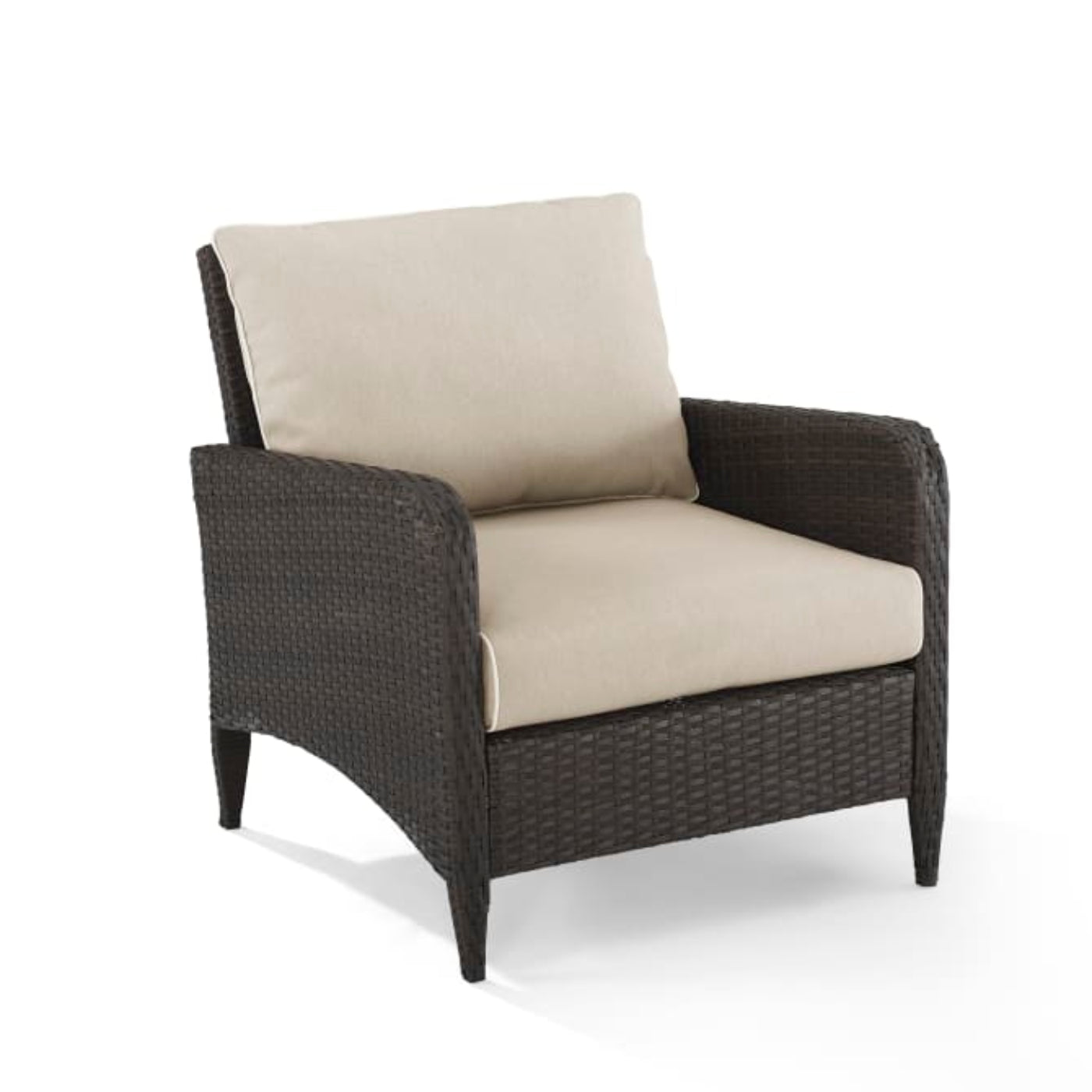 Crosley Kiawah 27 Inch Outdoor Wicker Armchair - KO70066BR