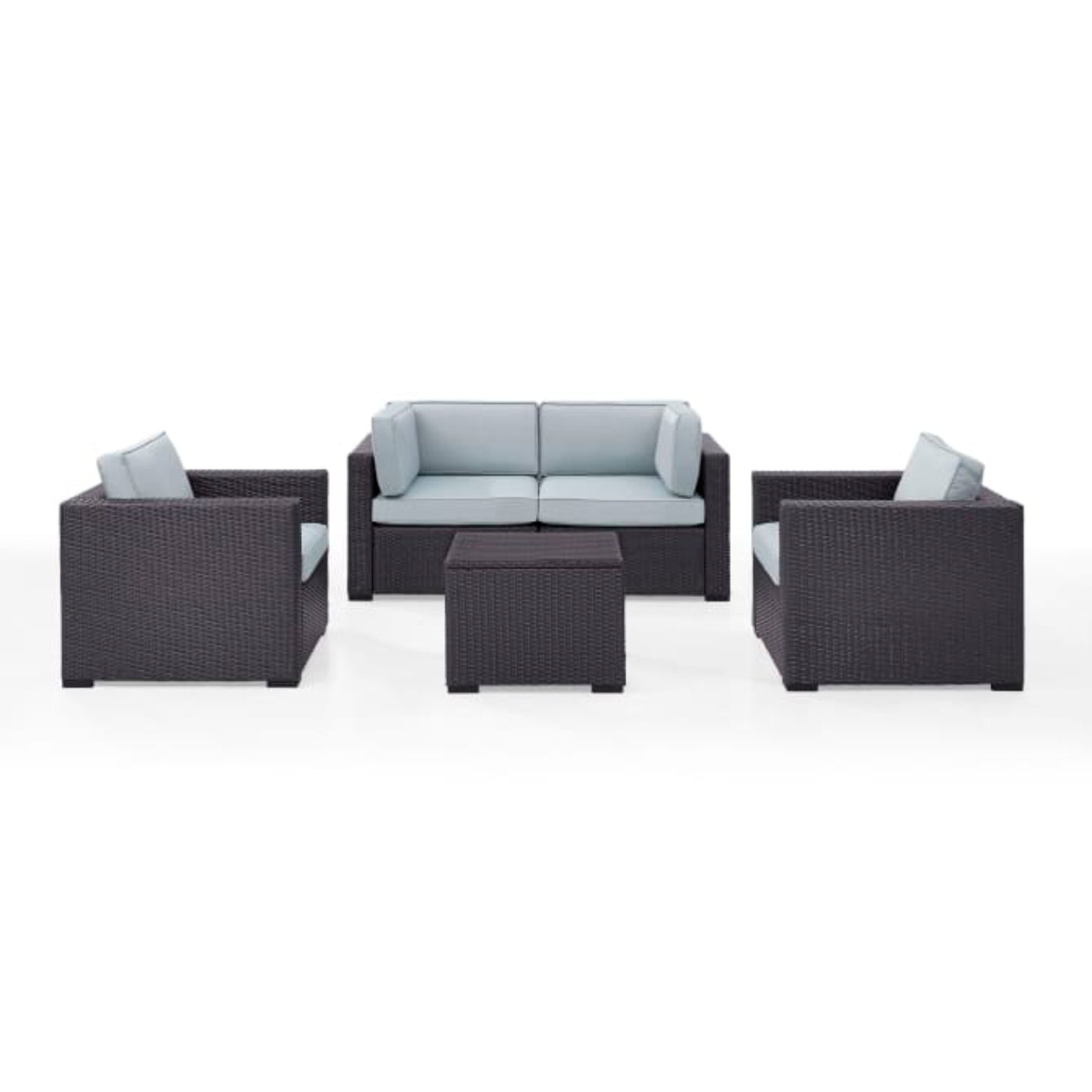 Crosley Biscayne 123.50 Inch 5pc Outdoor Wicker Conversation Set - KO70110BR