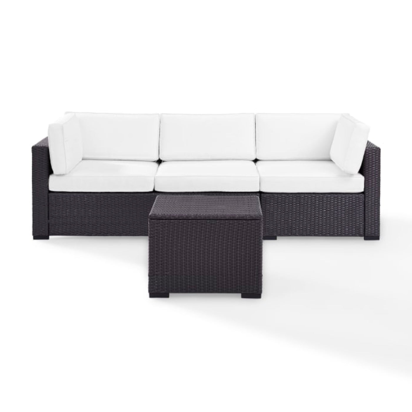 Crosley Biscayne 95.50 Inch 3pc Outdoor Wicker Sofa Set - KO70111BR
