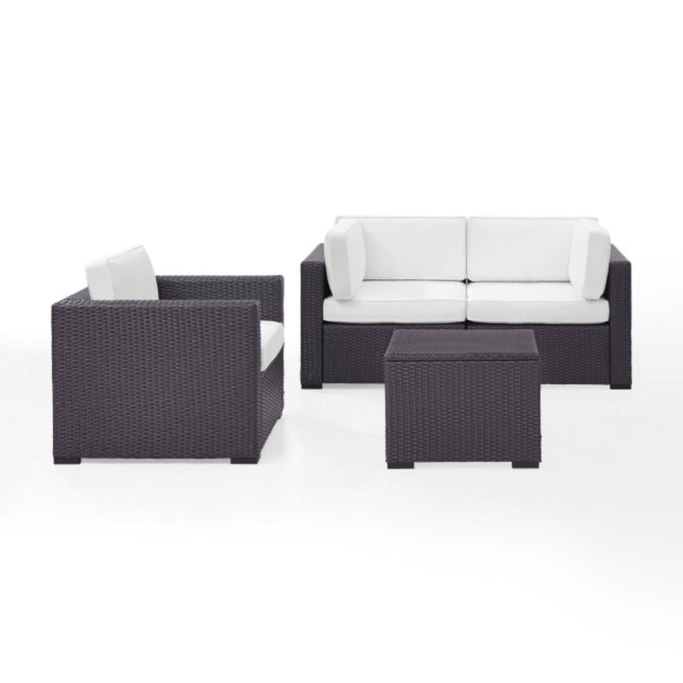 Crosley Biscayne 92.75 Inch 4pc Outdoor Wicker Conversation Set - KO70115BR