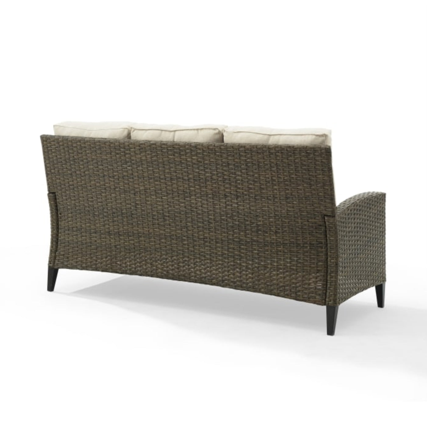 Crosley Rockport Outdoor Wicker High Back Sofa Oatmeal - KO70215LB-OL