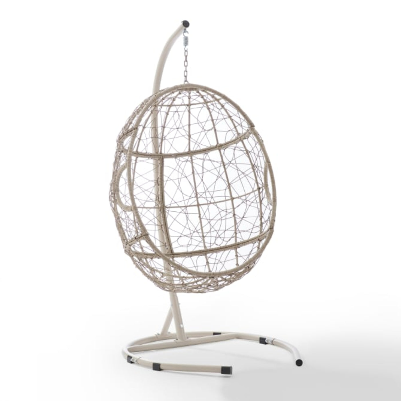 Crosley Cleo Indoor/Outdoor 42 Inch Wicker Hanging Egg Chair Sand - KO70230LB