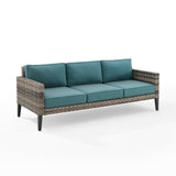 Crosley Prescott Outdoor Wicker Sofa - KO70250BR