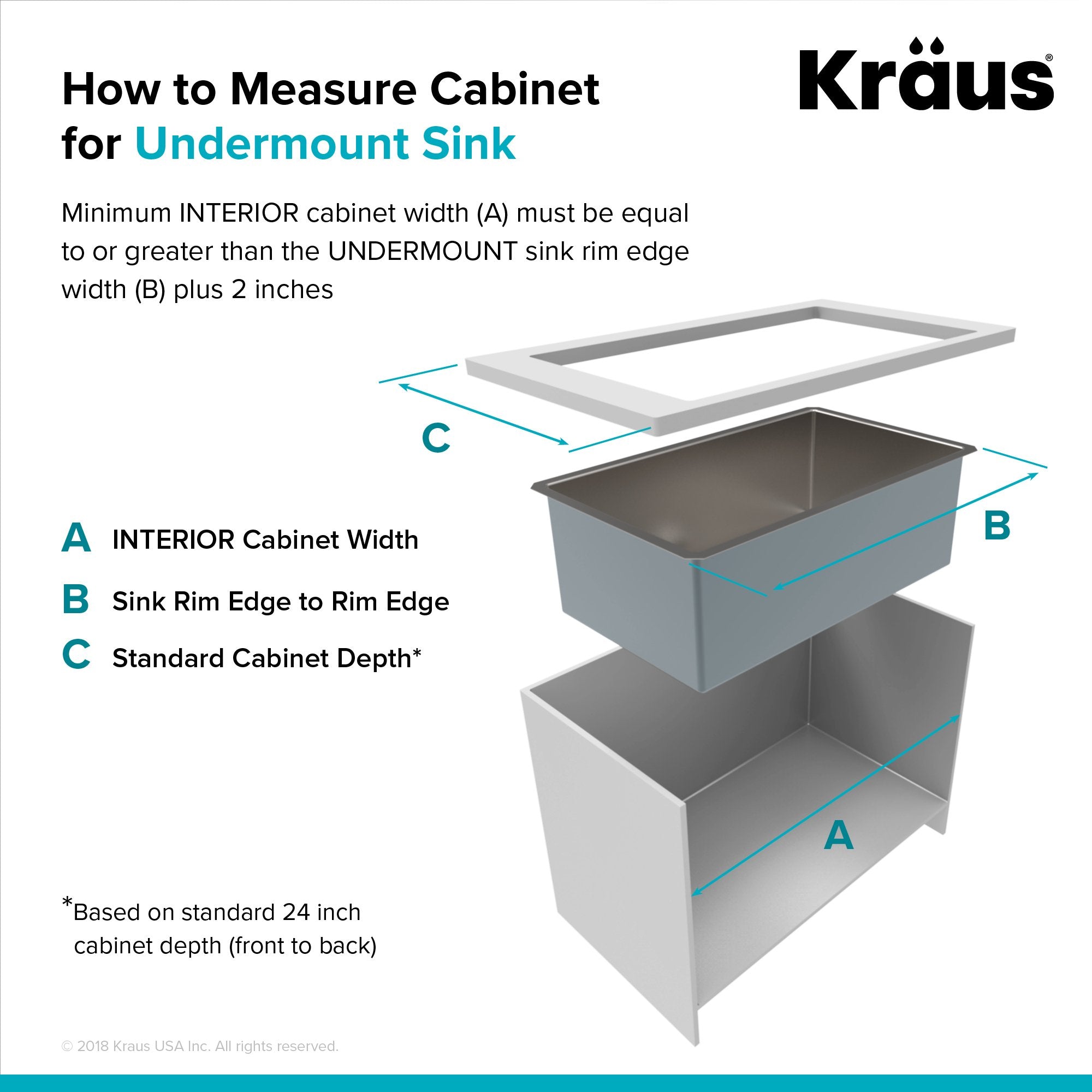 KRAUS 24" Stainless Steel Utility Sink and Kitchen Faucet - KHU24L-1610-53CH