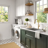 KRAUS 25" Drop-in 16 Gauge Stainless Steel Laundry Utility Sink - KHT301-25L