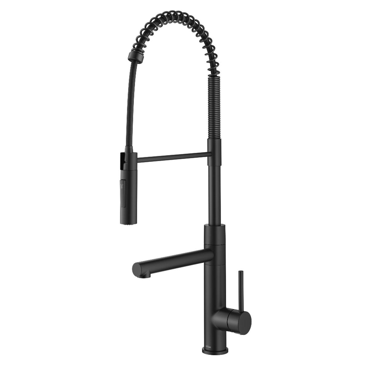 KRAUS Artec Pro Commercial Style Single Handle Kitchen Faucet with Pot Filler in Matte Black - KPF-1604MB