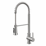KRAUS Britt Commercial Style Kitchen Faucet with Integrated Water Filter Spout in Spot Free Stainless Steel - KFF-1691SFS