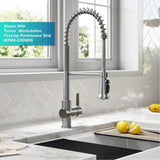 KRAUS Britt Commercial Style Kitchen Faucet with Integrated Water Filter Spout in Spot Free Stainless Steel - KFF-1691SFS